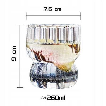 ECARLA pucharek z falowanymi ściankami 260ml SZK51 1szt