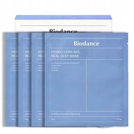 BIODANCE Real Deep Mask Hydro Cera-Nol hydrożelowa maska do twarzy nawilżająca 34g