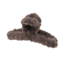 ECARLA spinka-klamra do włosów Futerko brązowa SP240BR