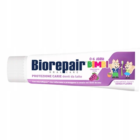 BIOREPAIR Junior pasta do zębów dla dzieci Winogrona 50ml