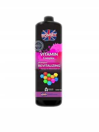 RONNEY Vitamin Complex rewitalizujący szampon do włosów cienkich i osłabionych 1000ml
