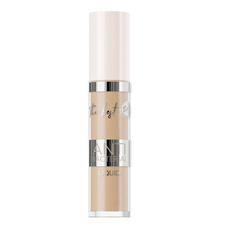BELL The Best Antibacterial Liquid Concealer korektor do twarzy w płynie nr 02 Beige
