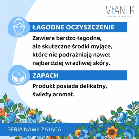 SYLVECO Vianek Nawilżająca emulsja myjąca do twarzy 150ml