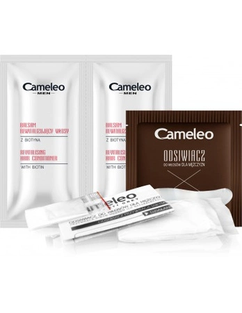 DELIA Cameleo Men odsiwiacz do włosów naturalnych w odcieniu brązu 2x8g