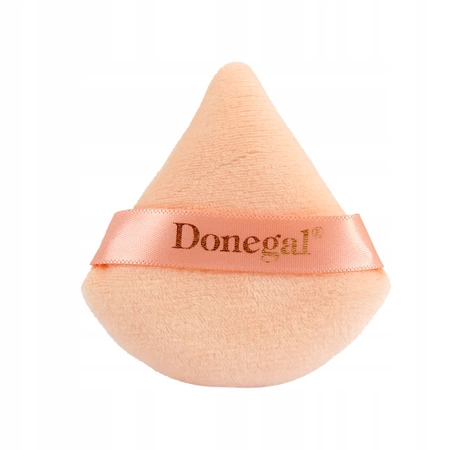 DONEGAL puszek do pudru trójkątny mix kolorów 1szt