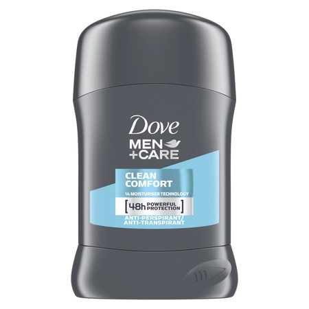 DOVE Men+Care Clean dezodorant antyperspirant w sztyfcie 50ml