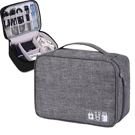 ECARLA organizer podróżny Szary KS28SZ