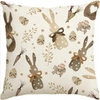 ECARLA Wiosna poszewka na poduszkę 45x45cm Wielkanoc Króliczki POD225