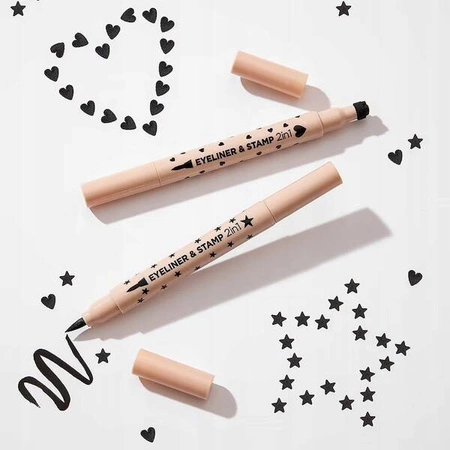 EVELINE Eyeliner & Stamp eyeliner ze stemplem w pisaku Gwiazdka