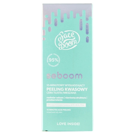 FACEBOOM Seboom peeling 10 minut wygładzający 30ml