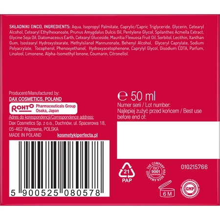 DAX Perfecta Botu-Line krem do twarzy Przeciwzmarszczkowy 80 + 50ml