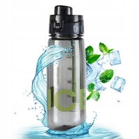 ECARLA Bidon na wodę Czarny 800ml BD45