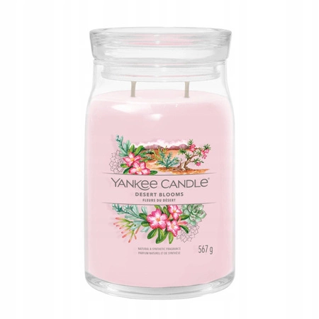 YANKEE CANDLE Signature Duża świeca w słoiku DESERT BLOOMS 567g 