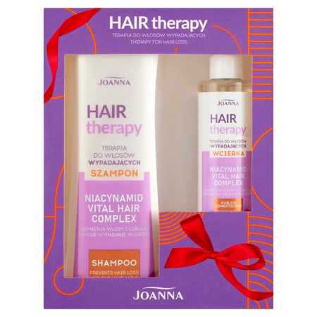JOANNA Hair Therapy zestaw szampon + wcierka do włosów wypadających