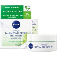 NIVEA 24H Nawilżenia krem dzień cera mieszana i tłusta 50ml
