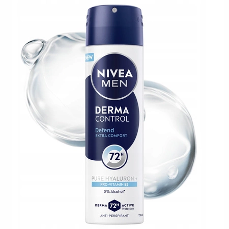 NIVEA Men Derma Control antyperspirant w sprayu Defend 150ml