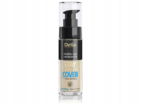 DELIA Stay Flawless Cover Definded podkład kryjący 30ml 506