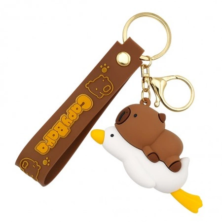 ECARLA brelok do kluczy Kapibara z GĄSKĄ BRL378