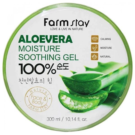 FARMSTAY Aloevera Moisture wielofunkcyjny żel do twarzy i ciała 300ml