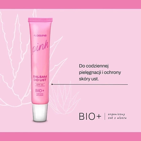 SYLVECO Aloesove Pink balsam do ust SPF30 15ml TERMIN 12-2025