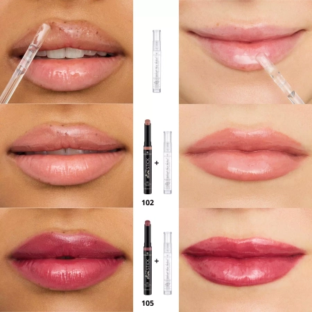 ESSENCE What The Fake! błyszczyk do ust powiększający 01 Glass Shine Plumping Lip Filler 4,2ml