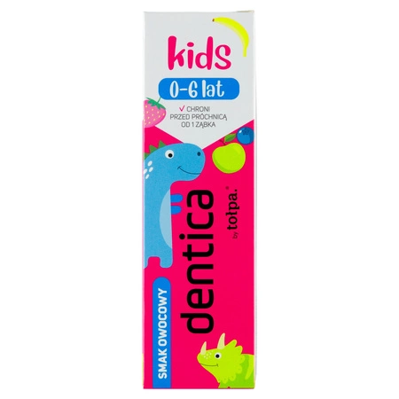 TOŁPA Dentica Kids pasta do zębów owocowa 0-6 lat 50ml