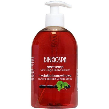BINGOSPA mydełko borowinowe z ekstraktem z Ginkgo Biloba 500ml