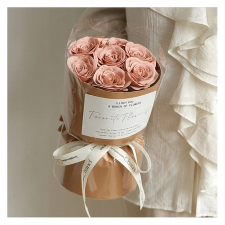 ECARLA bukiet zapachowych kwiatów pastelowe RÓŻE BUK27R