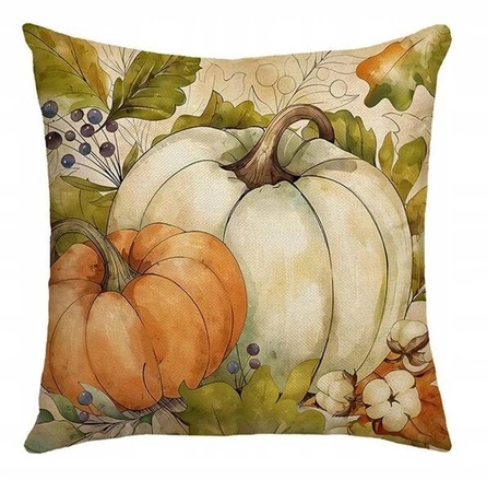 ECARLA Jesień poszewka na poduszkę 45x45cm Dynie POD194