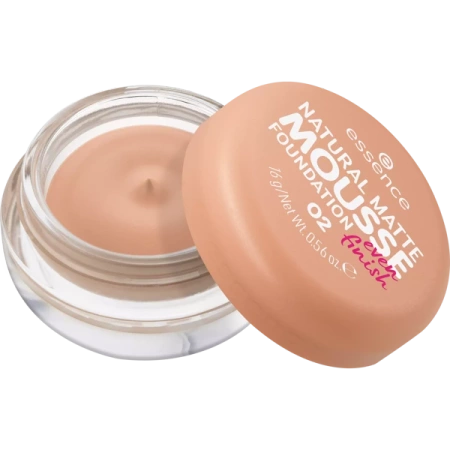 ESSENCE Natural Matte Mousse Foundation podkład do twarzy w musie 02 16g