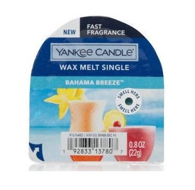 YANKEE CANDLE Classic Wax Bahama Breeze 22g