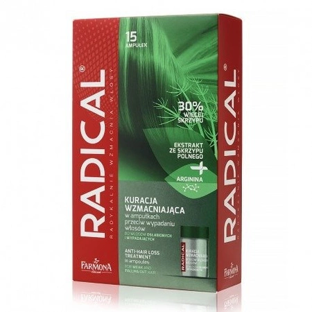 FARMONA Radical kuracja wzmacniająca Skrzyp Polny i Arginina 15x5ml