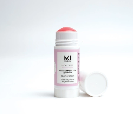 MARION Lets' Stick It różana maseczka glinkowa w sztyfcie 25g