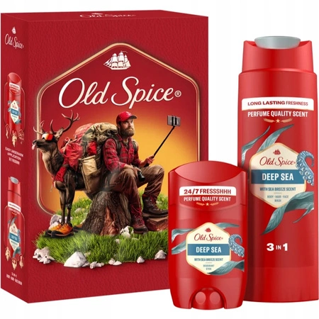 OLD SPICE Deep Sea zestaw kosmetyków [żel pod prysznic 250ml + sztyft 50ml]