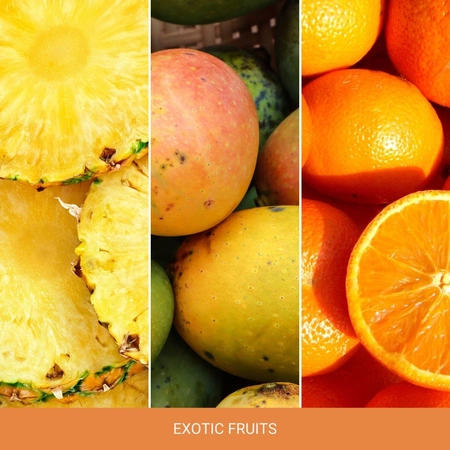 YANKEE CANDLE Home Inspiration Średnia świeca w słoiku EXOTIC FRUITS 340g