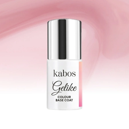 KABOS Gelike Colour Base Coat kolorowa baza budująca 2w1 Pink Sky 8ml 