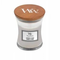 WOODWICK PlusWick mała świeca w słoiku Lavender & Cedar 85g