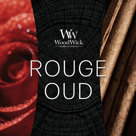 WOODWICK Pluswick duża świeca w słoiku ROUGE OUD 609,5g