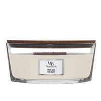 WOODWICK Core Hearthwick świeca w słoiku elipsa WHITE TEAK 453g