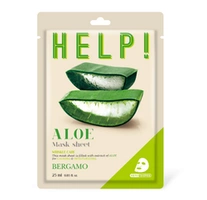 BERGAMO HELP! Maska do twarzy Aloes 25ml