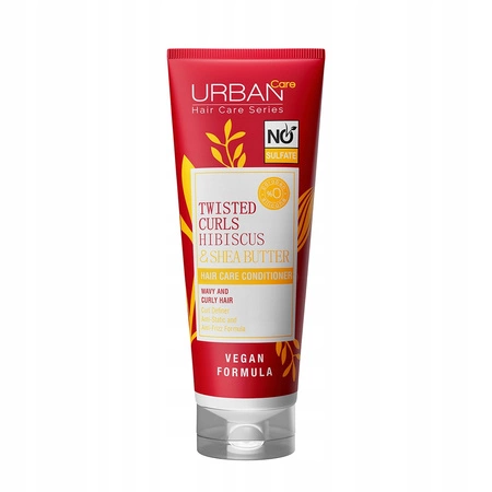 URBAN CARE Twisted Curls Hibiscus & Shea Butter odżywka do włosów falowanych i kręconych 250ml