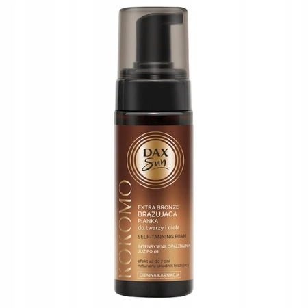 DAX Sun brązująca pianka do twarzy i ciała Extra Dark Kokomo 160ml