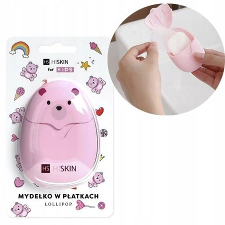 HISKIN Kids mydełko do rąk w płatkach Myszka Lollipop 50szt