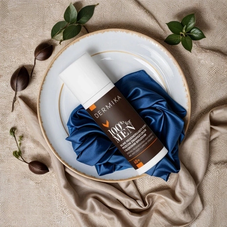 DERMIKA 100% For Men krem do twarzy przeciw zmarszczkom i bruzdom 60+ 50ml
