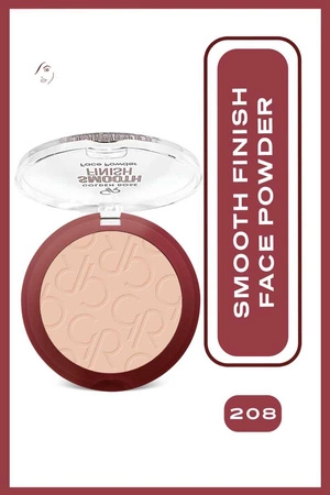GOLDEN ROSE Smooth Finish Face Powder wygładzający puder do twarzy 208 12g