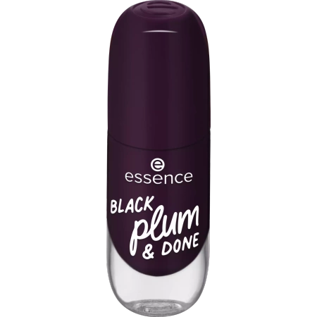 ESSENCE Gel Nail Colours żelowy lakier do paznokci 84 Black Plum & Done 8ml