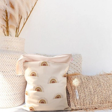 ECARLA wodoodporna torba worek do wózka, na kapcie, na basen 30x40cm WB02