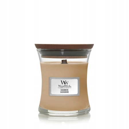 WOODWICK PlusWick mała świeca w słoiku Cashmere 85g