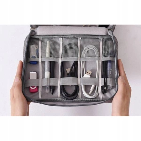 ECARLA organizer podróżny Szary KS28SZ