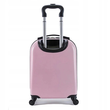 ECARLA walizka kabinowa dla dzieci Cute Cat Różowa WP06